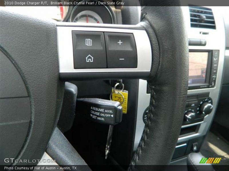 Brilliant Black Crystal Pearl / Dark Slate Gray 2010 Dodge Charger R/T