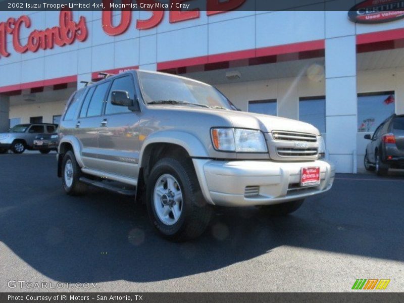 Moonmist Gray Mica / Gray 2002 Isuzu Trooper Limited 4x4