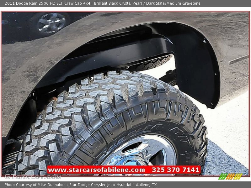 Brilliant Black Crystal Pearl / Dark Slate/Medium Graystone 2011 Dodge Ram 2500 HD SLT Crew Cab 4x4