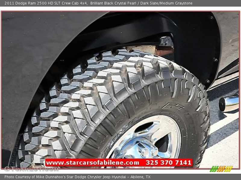 Brilliant Black Crystal Pearl / Dark Slate/Medium Graystone 2011 Dodge Ram 2500 HD SLT Crew Cab 4x4