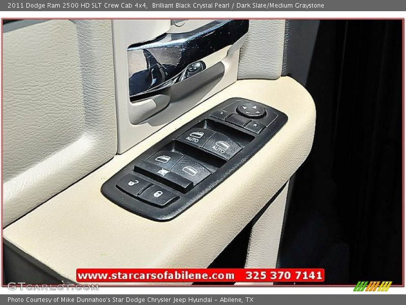 Brilliant Black Crystal Pearl / Dark Slate/Medium Graystone 2011 Dodge Ram 2500 HD SLT Crew Cab 4x4