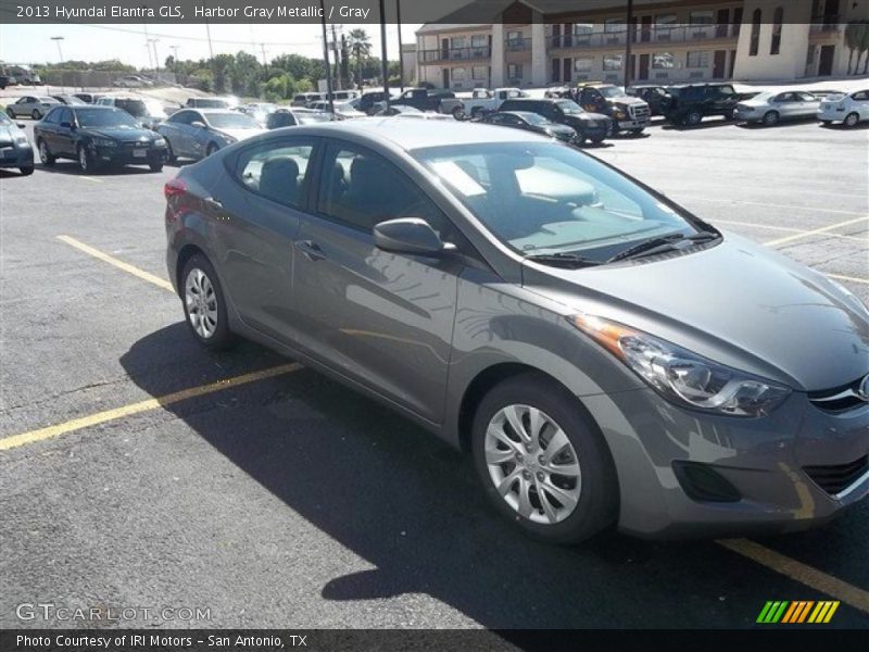 Harbor Gray Metallic / Gray 2013 Hyundai Elantra GLS