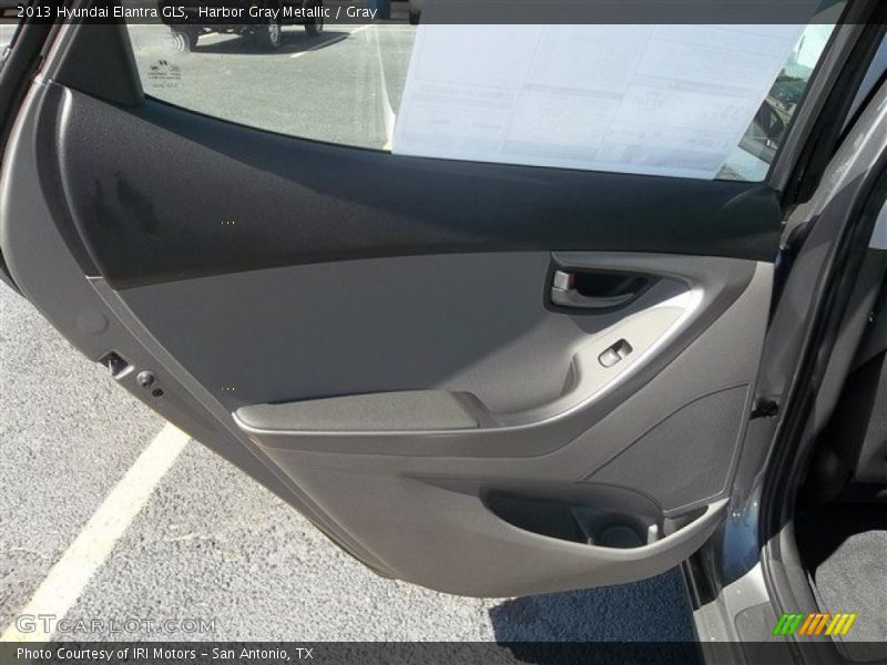 Harbor Gray Metallic / Gray 2013 Hyundai Elantra GLS