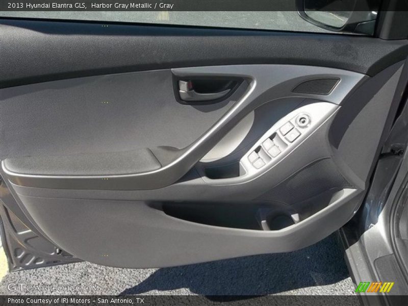 Harbor Gray Metallic / Gray 2013 Hyundai Elantra GLS