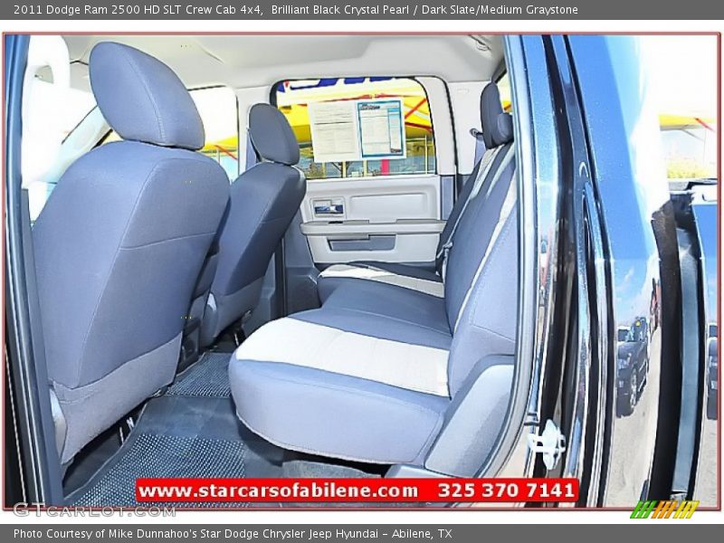 Brilliant Black Crystal Pearl / Dark Slate/Medium Graystone 2011 Dodge Ram 2500 HD SLT Crew Cab 4x4