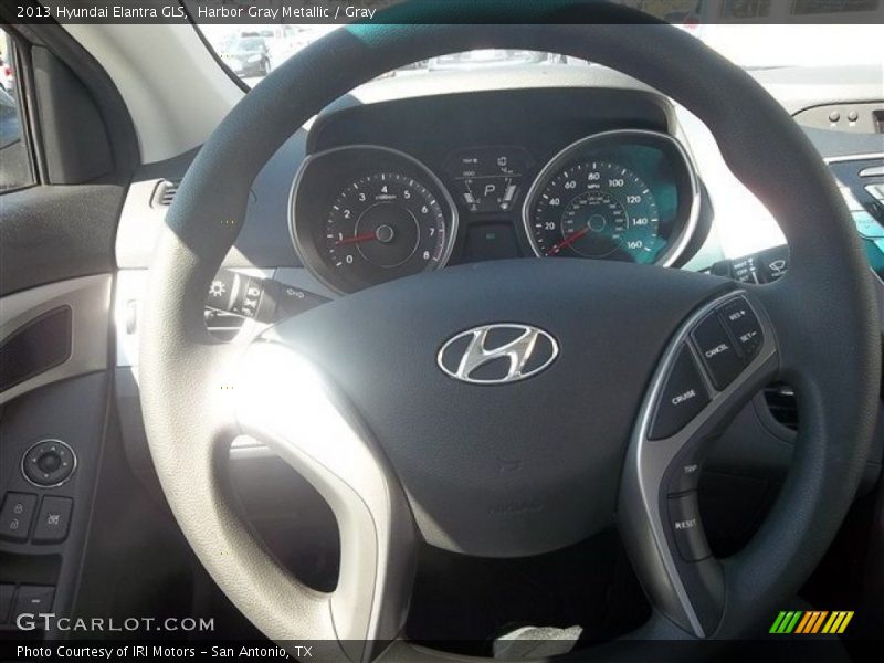 Harbor Gray Metallic / Gray 2013 Hyundai Elantra GLS