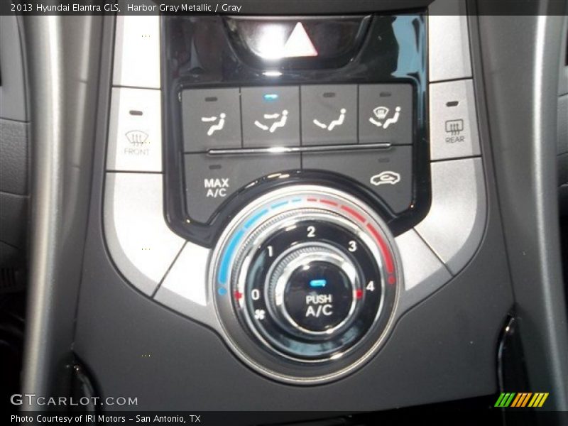 Harbor Gray Metallic / Gray 2013 Hyundai Elantra GLS