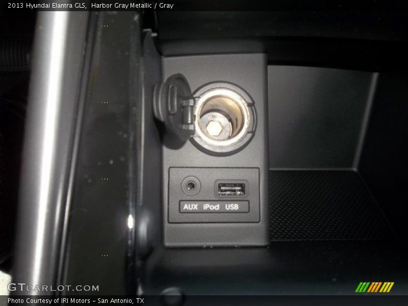 Harbor Gray Metallic / Gray 2013 Hyundai Elantra GLS