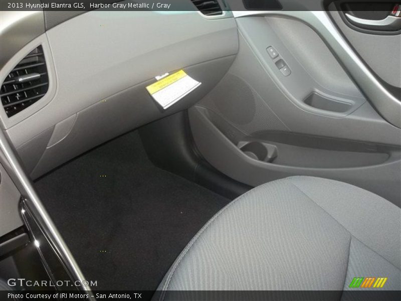 Harbor Gray Metallic / Gray 2013 Hyundai Elantra GLS