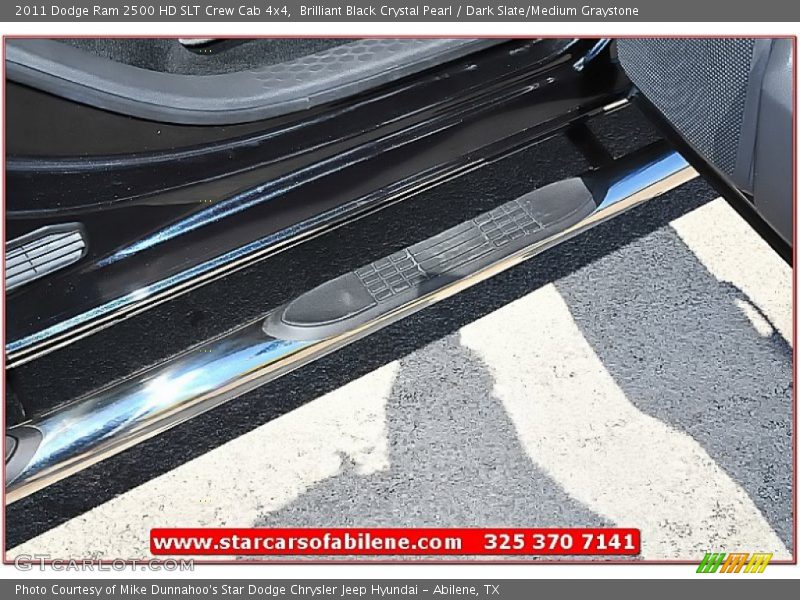 Brilliant Black Crystal Pearl / Dark Slate/Medium Graystone 2011 Dodge Ram 2500 HD SLT Crew Cab 4x4