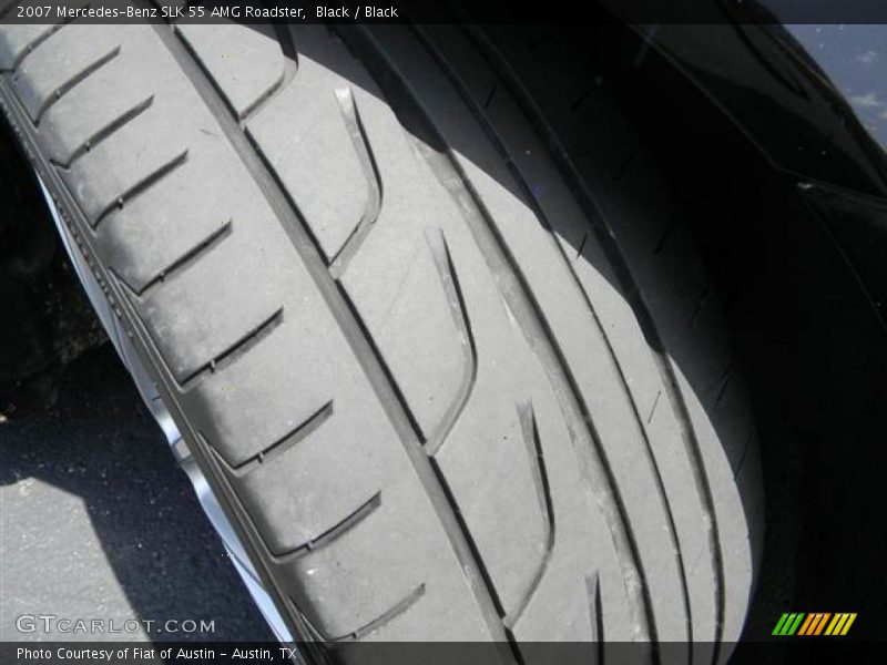 Black / Black 2007 Mercedes-Benz SLK 55 AMG Roadster