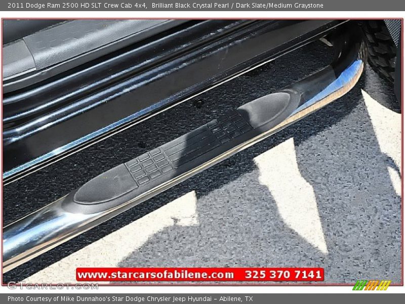 Brilliant Black Crystal Pearl / Dark Slate/Medium Graystone 2011 Dodge Ram 2500 HD SLT Crew Cab 4x4
