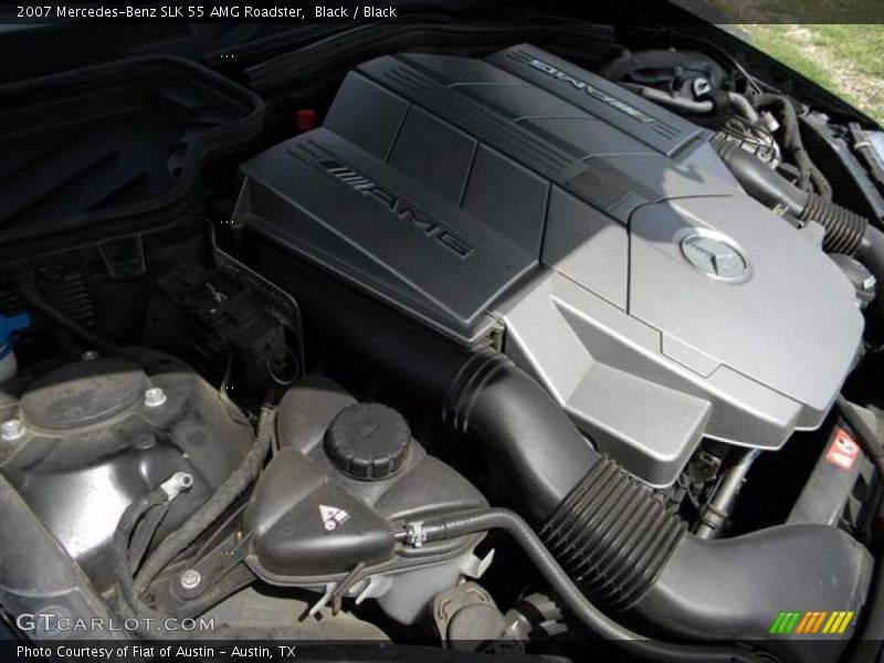 Black / Black 2007 Mercedes-Benz SLK 55 AMG Roadster
