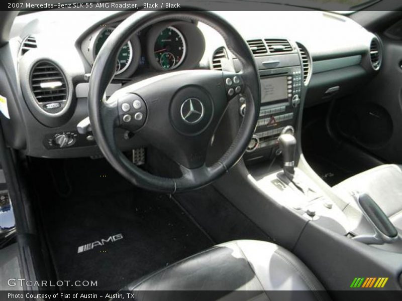  2007 SLK 55 AMG Roadster Black Interior
