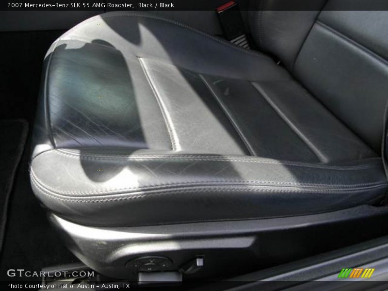 Black / Black 2007 Mercedes-Benz SLK 55 AMG Roadster