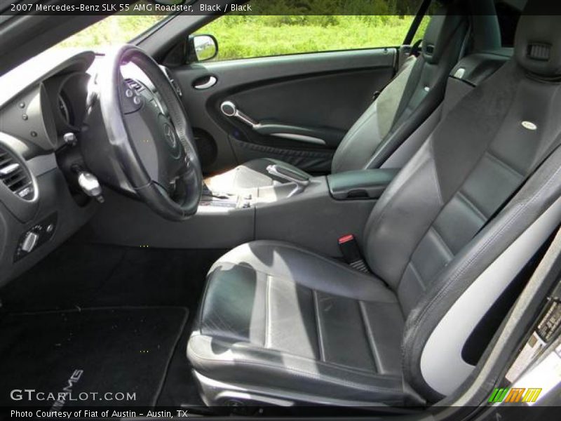 Front Seat of 2007 SLK 55 AMG Roadster