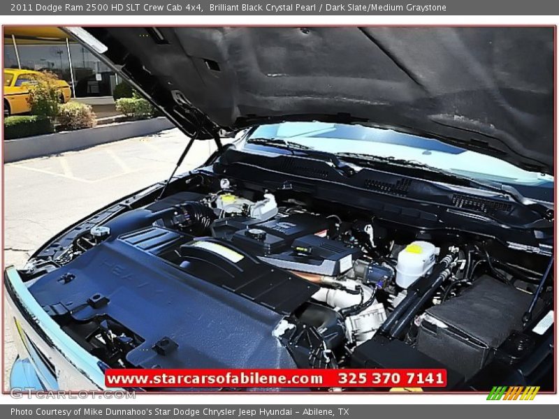 Brilliant Black Crystal Pearl / Dark Slate/Medium Graystone 2011 Dodge Ram 2500 HD SLT Crew Cab 4x4
