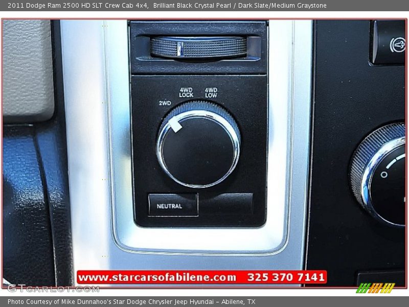 Brilliant Black Crystal Pearl / Dark Slate/Medium Graystone 2011 Dodge Ram 2500 HD SLT Crew Cab 4x4