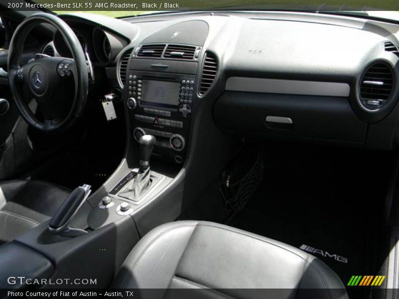Black / Black 2007 Mercedes-Benz SLK 55 AMG Roadster