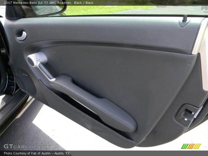 Black / Black 2007 Mercedes-Benz SLK 55 AMG Roadster