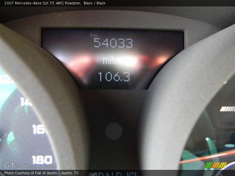Black / Black 2007 Mercedes-Benz SLK 55 AMG Roadster
