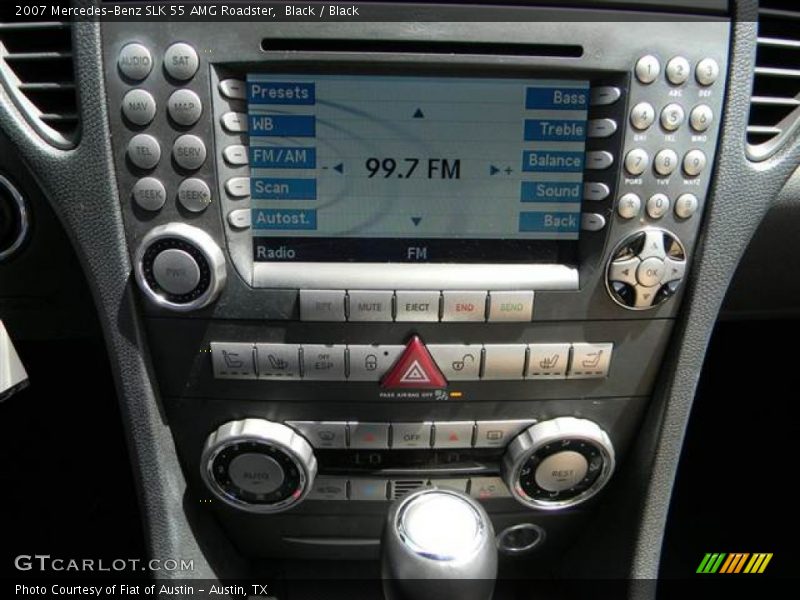 Black / Black 2007 Mercedes-Benz SLK 55 AMG Roadster