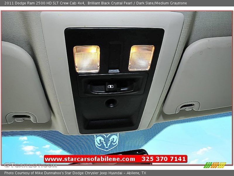 Brilliant Black Crystal Pearl / Dark Slate/Medium Graystone 2011 Dodge Ram 2500 HD SLT Crew Cab 4x4