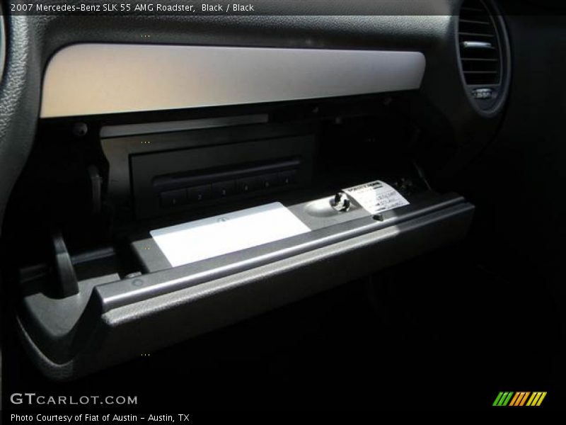 Black / Black 2007 Mercedes-Benz SLK 55 AMG Roadster