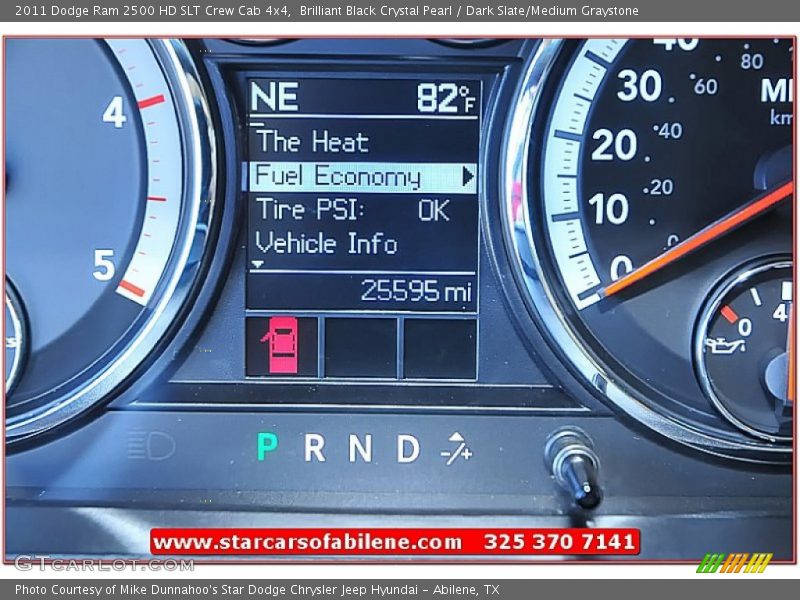 Brilliant Black Crystal Pearl / Dark Slate/Medium Graystone 2011 Dodge Ram 2500 HD SLT Crew Cab 4x4