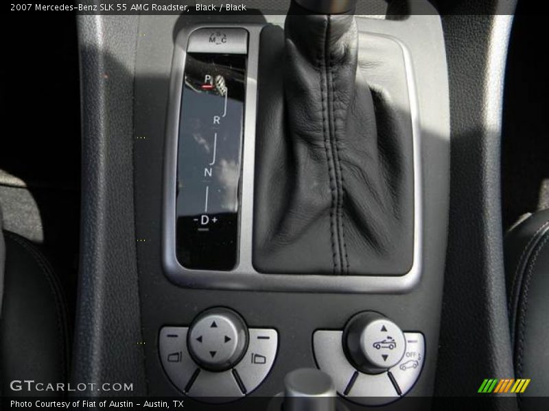 Black / Black 2007 Mercedes-Benz SLK 55 AMG Roadster