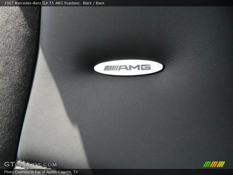 Black / Black 2007 Mercedes-Benz SLK 55 AMG Roadster