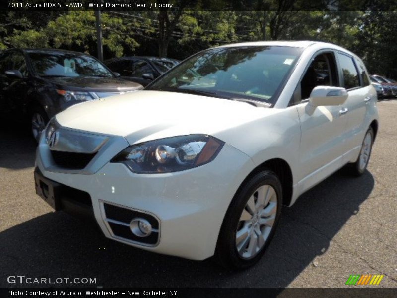 White Diamond Pearl / Ebony 2011 Acura RDX SH-AWD