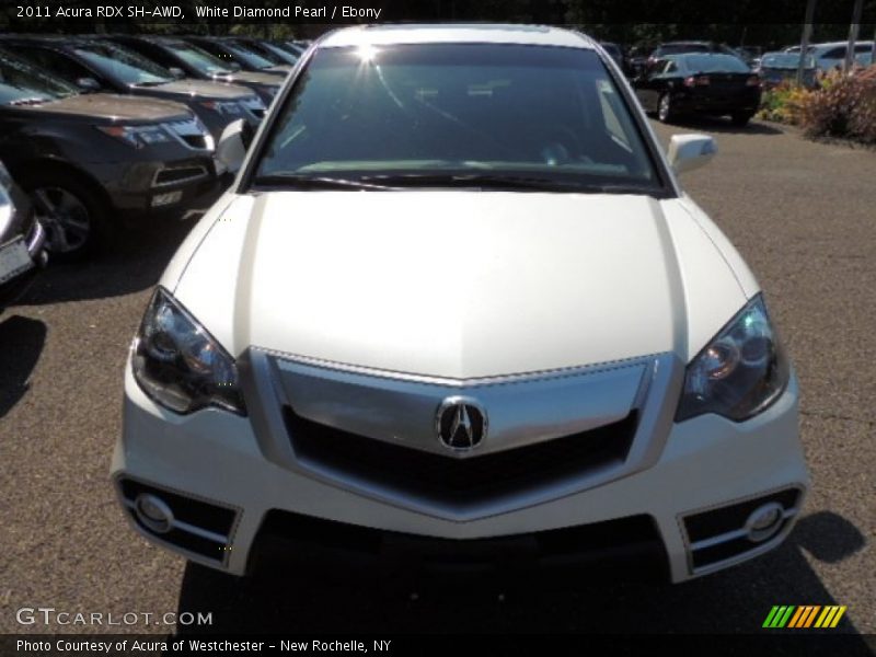 White Diamond Pearl / Ebony 2011 Acura RDX SH-AWD