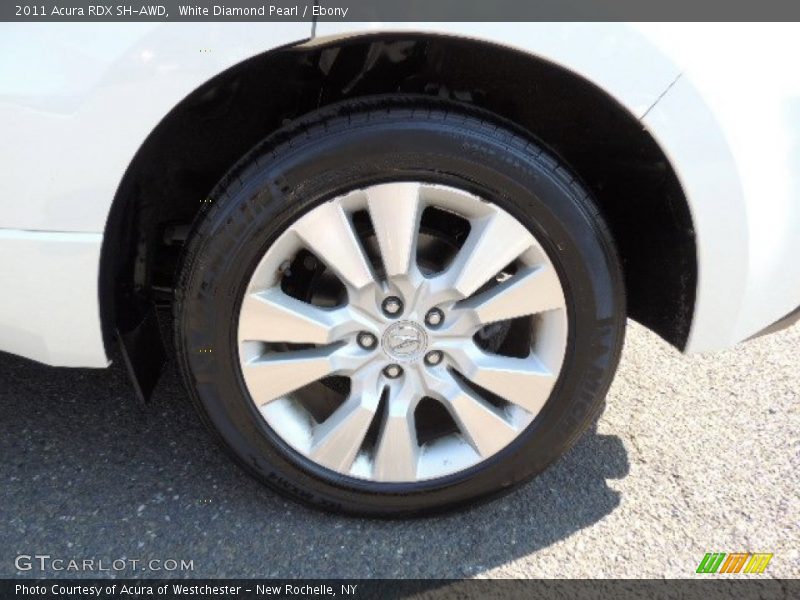 White Diamond Pearl / Ebony 2011 Acura RDX SH-AWD