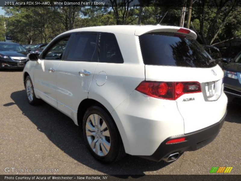 White Diamond Pearl / Ebony 2011 Acura RDX SH-AWD