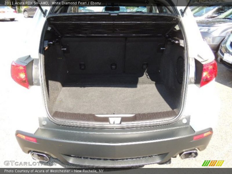 White Diamond Pearl / Ebony 2011 Acura RDX SH-AWD