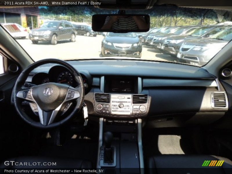 White Diamond Pearl / Ebony 2011 Acura RDX SH-AWD