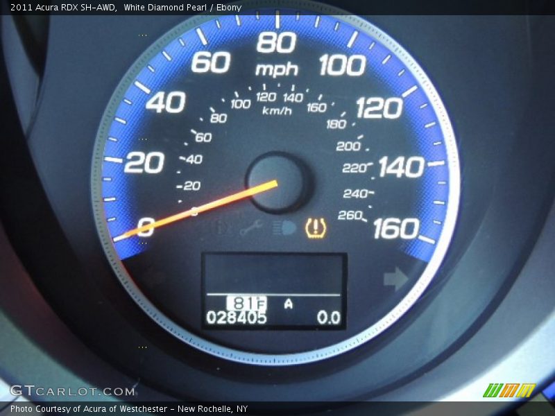 White Diamond Pearl / Ebony 2011 Acura RDX SH-AWD