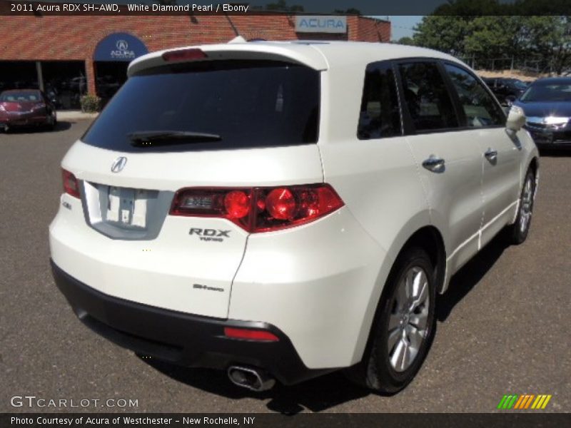 White Diamond Pearl / Ebony 2011 Acura RDX SH-AWD