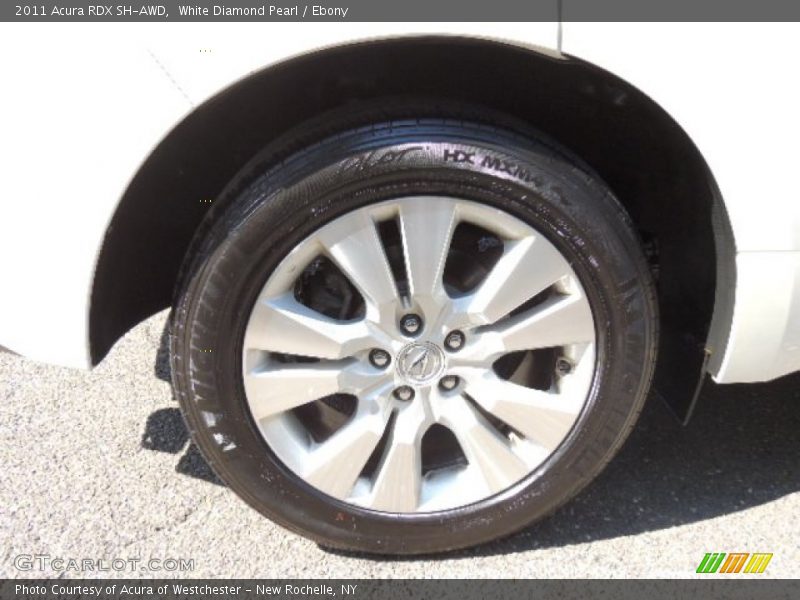 White Diamond Pearl / Ebony 2011 Acura RDX SH-AWD