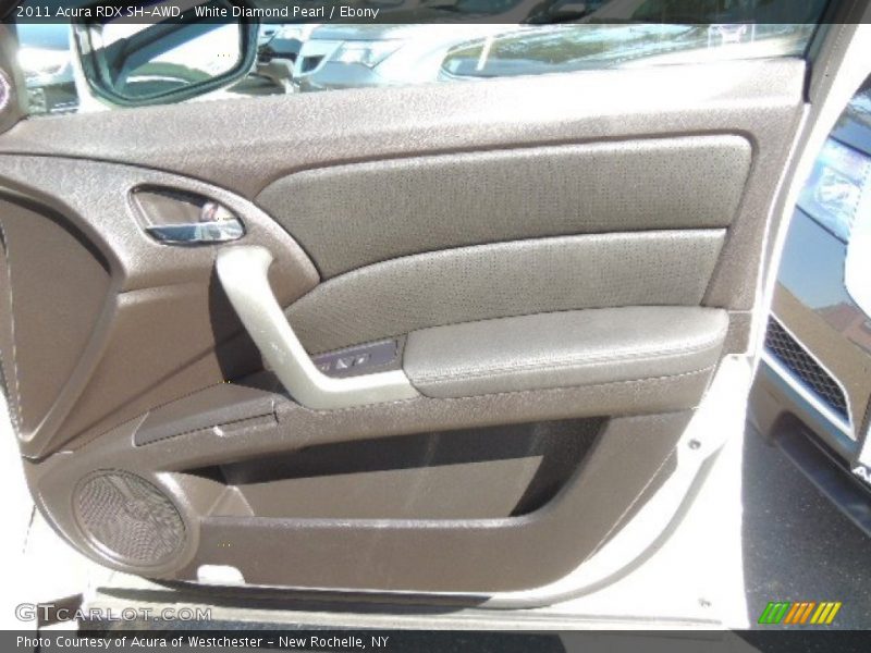 White Diamond Pearl / Ebony 2011 Acura RDX SH-AWD
