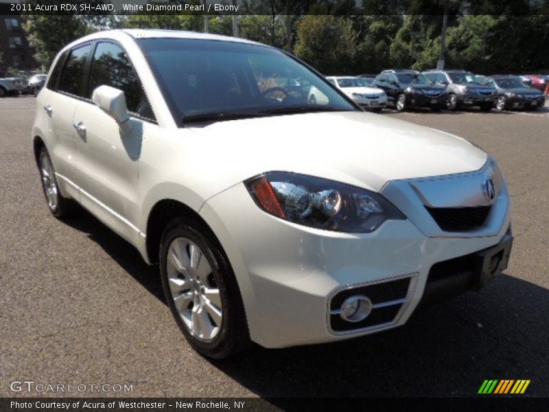 White Diamond Pearl / Ebony 2011 Acura RDX SH-AWD