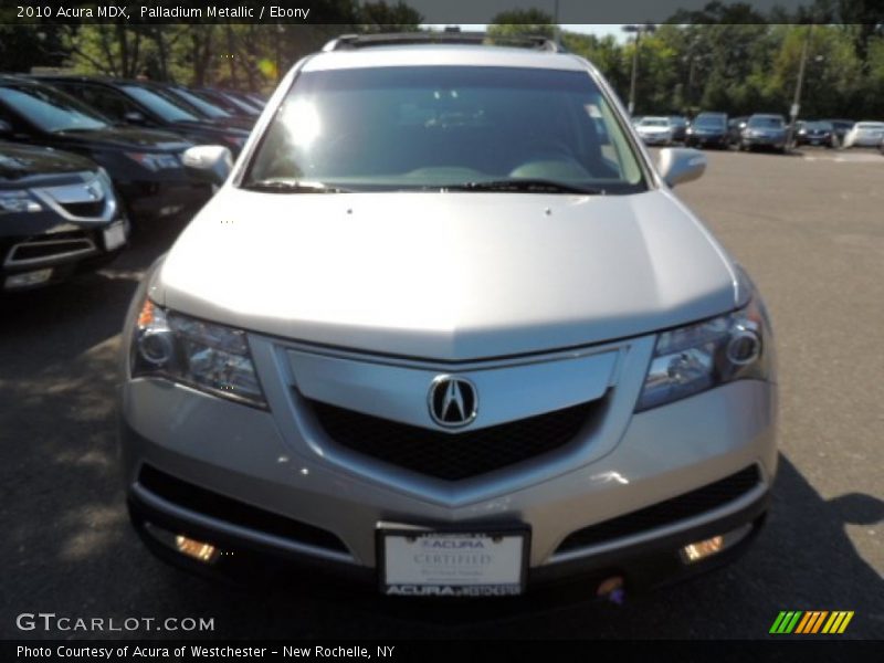 Palladium Metallic / Ebony 2010 Acura MDX