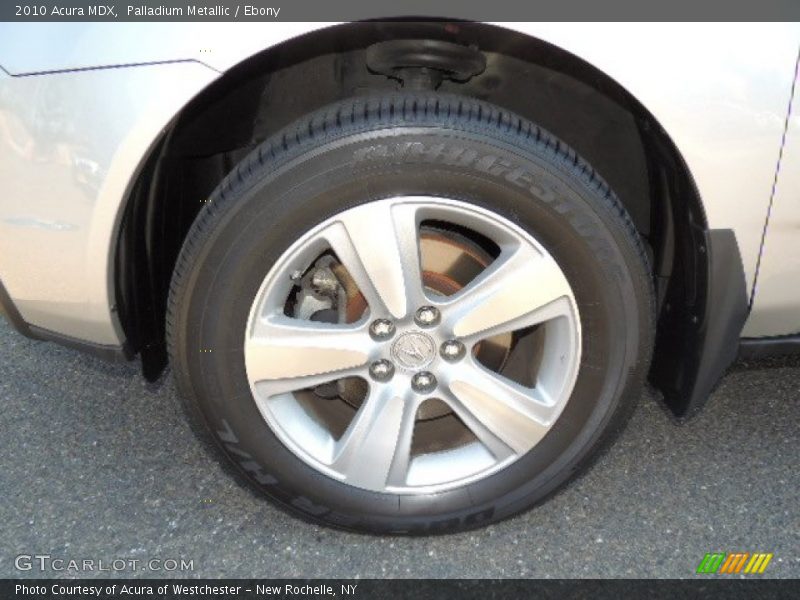 Palladium Metallic / Ebony 2010 Acura MDX