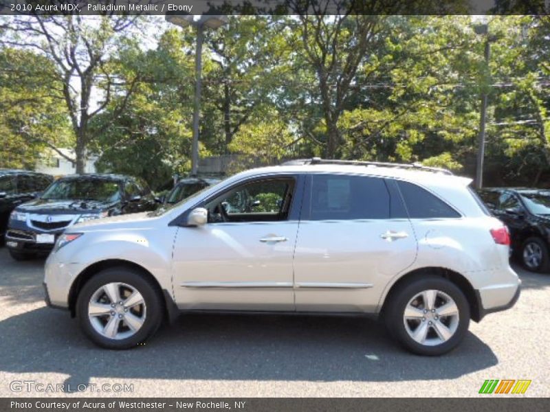Palladium Metallic / Ebony 2010 Acura MDX