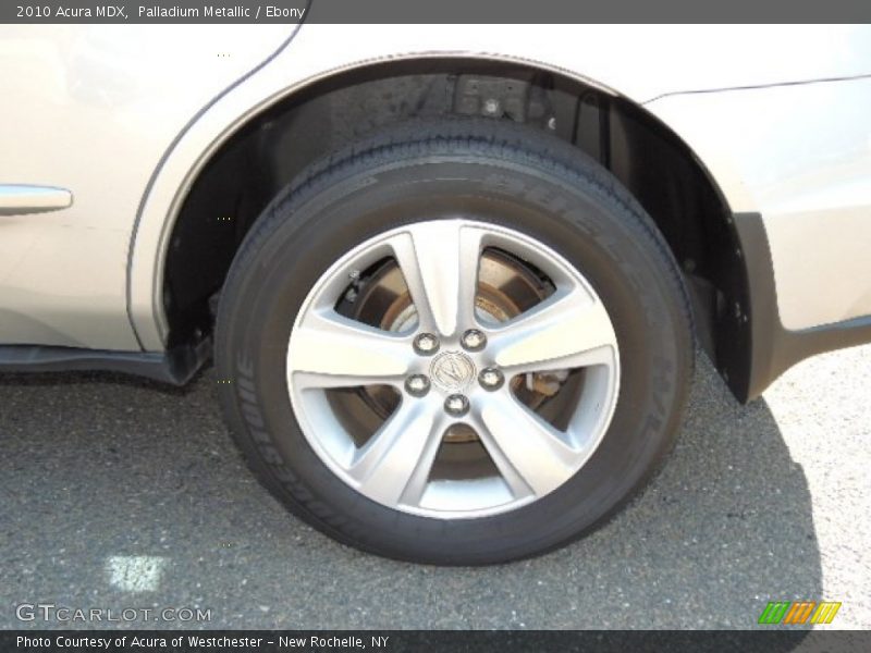 Palladium Metallic / Ebony 2010 Acura MDX