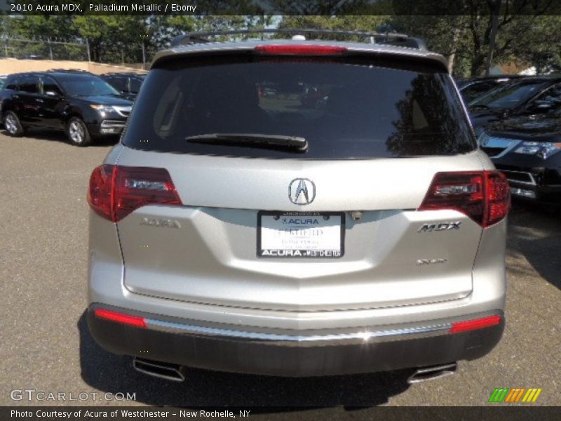 Palladium Metallic / Ebony 2010 Acura MDX