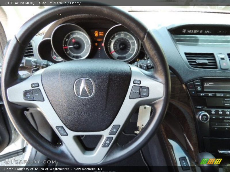 Palladium Metallic / Ebony 2010 Acura MDX