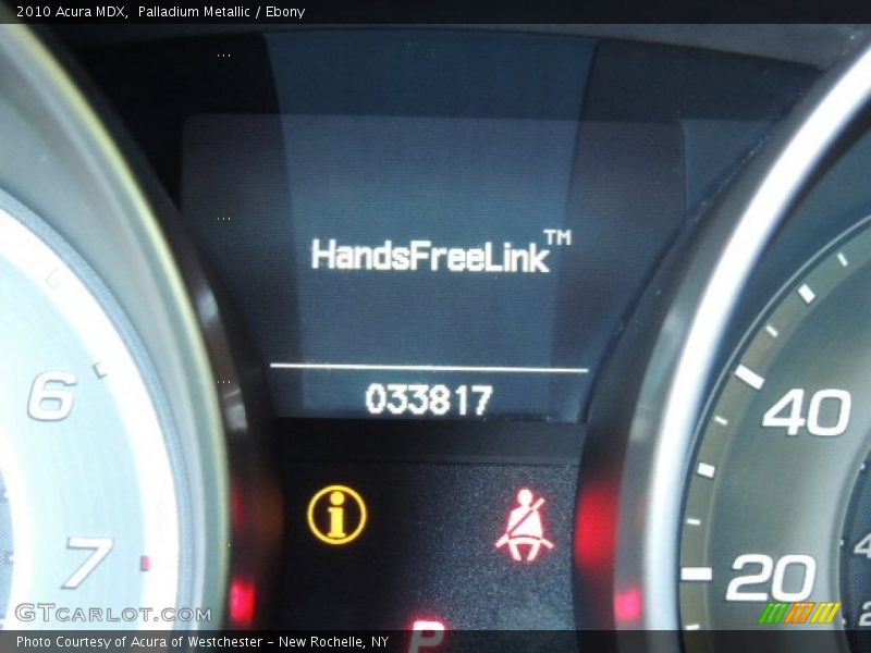 Palladium Metallic / Ebony 2010 Acura MDX