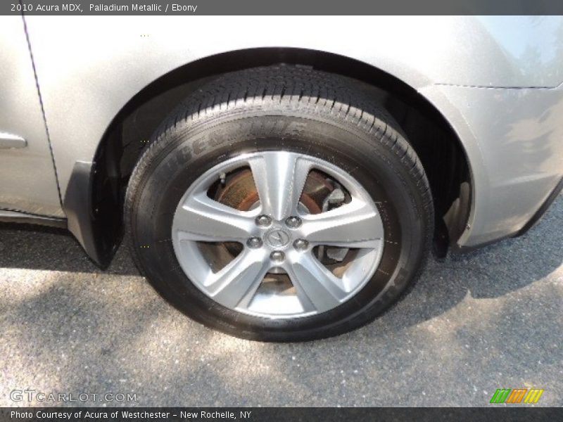 Palladium Metallic / Ebony 2010 Acura MDX